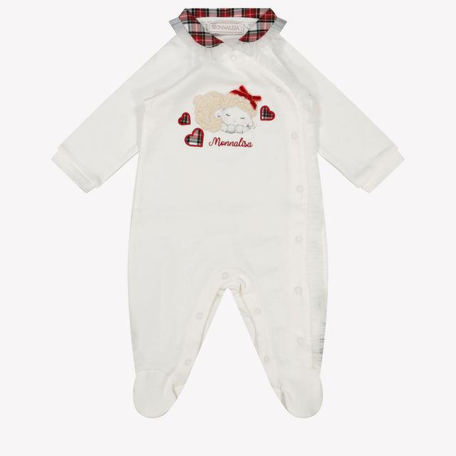 MonnaLisa Baby girls box suit OffWhite