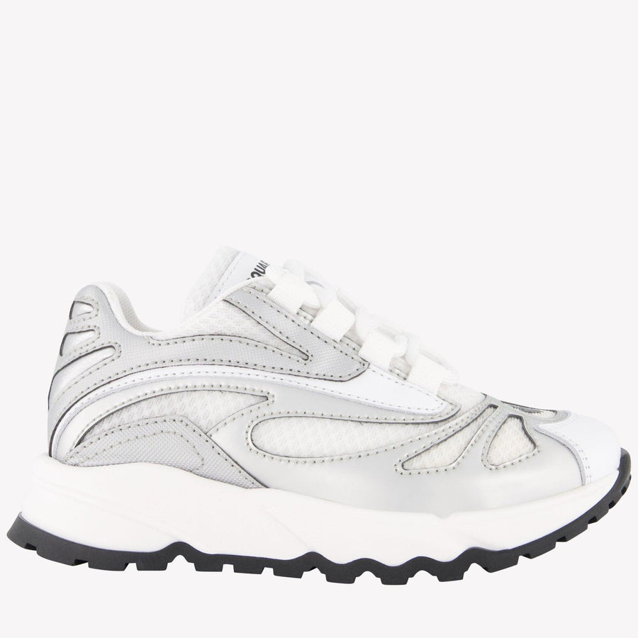 Dsquared2 Girls Sneakers  Silver