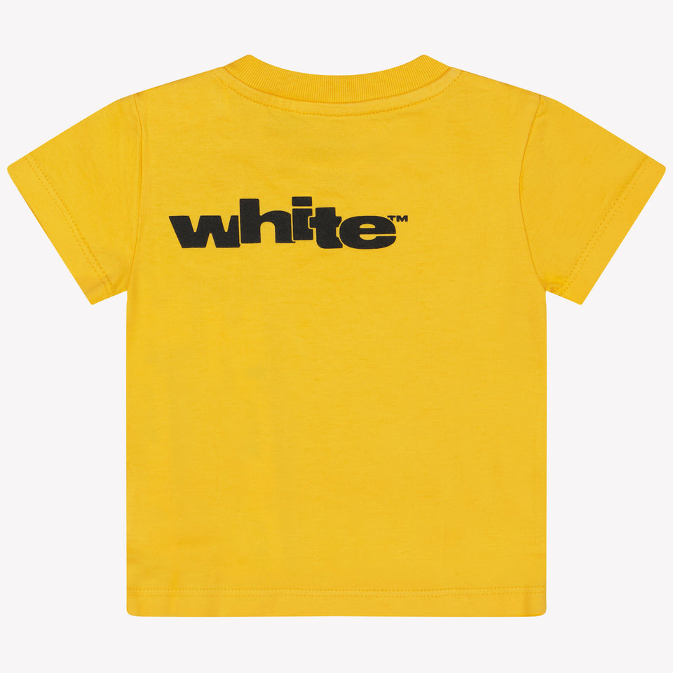 Off-White Baby Boys T-Shirt in Yellow