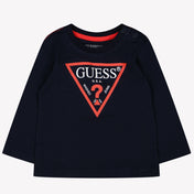 Guess Baby Jongens T-shirt Navy