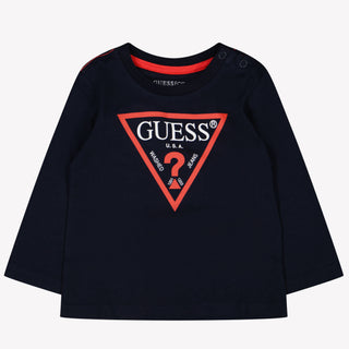 Guess Baby Jongens T-shirt Navy