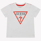 Guess Baby Jongens T-shirt Wit