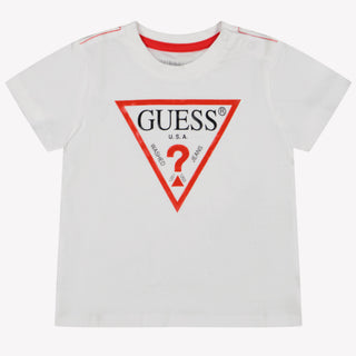 Guess Baby Jongens T-shirt Wit