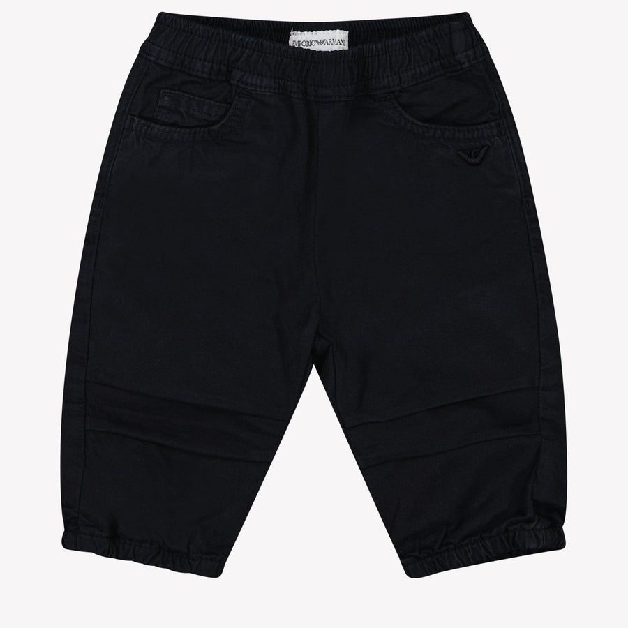 Armani Baby Jongens Broek Navy 6 mnd