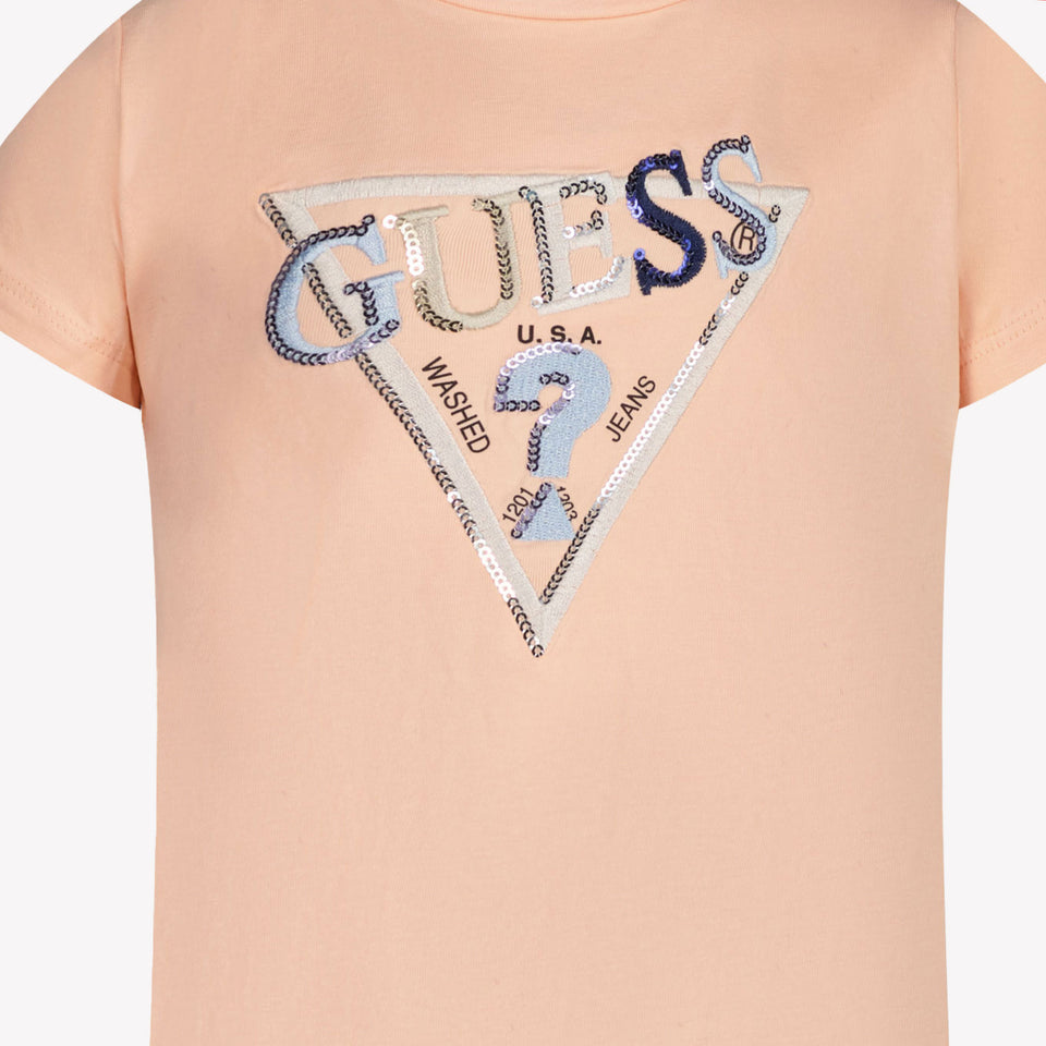 Guess Kids Girls in T-Shirt Salmon