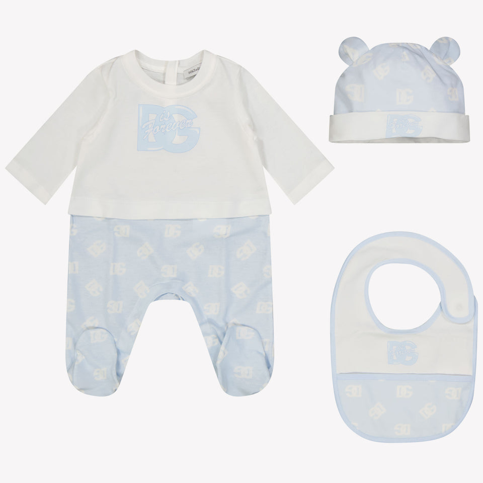 Dolce & Gabbana Baby Jongens Boxpakje Licht Blauw