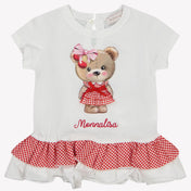 MonnaLisa Baby Dress White