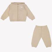 Versace Baby Boys Tracksuit In Beige