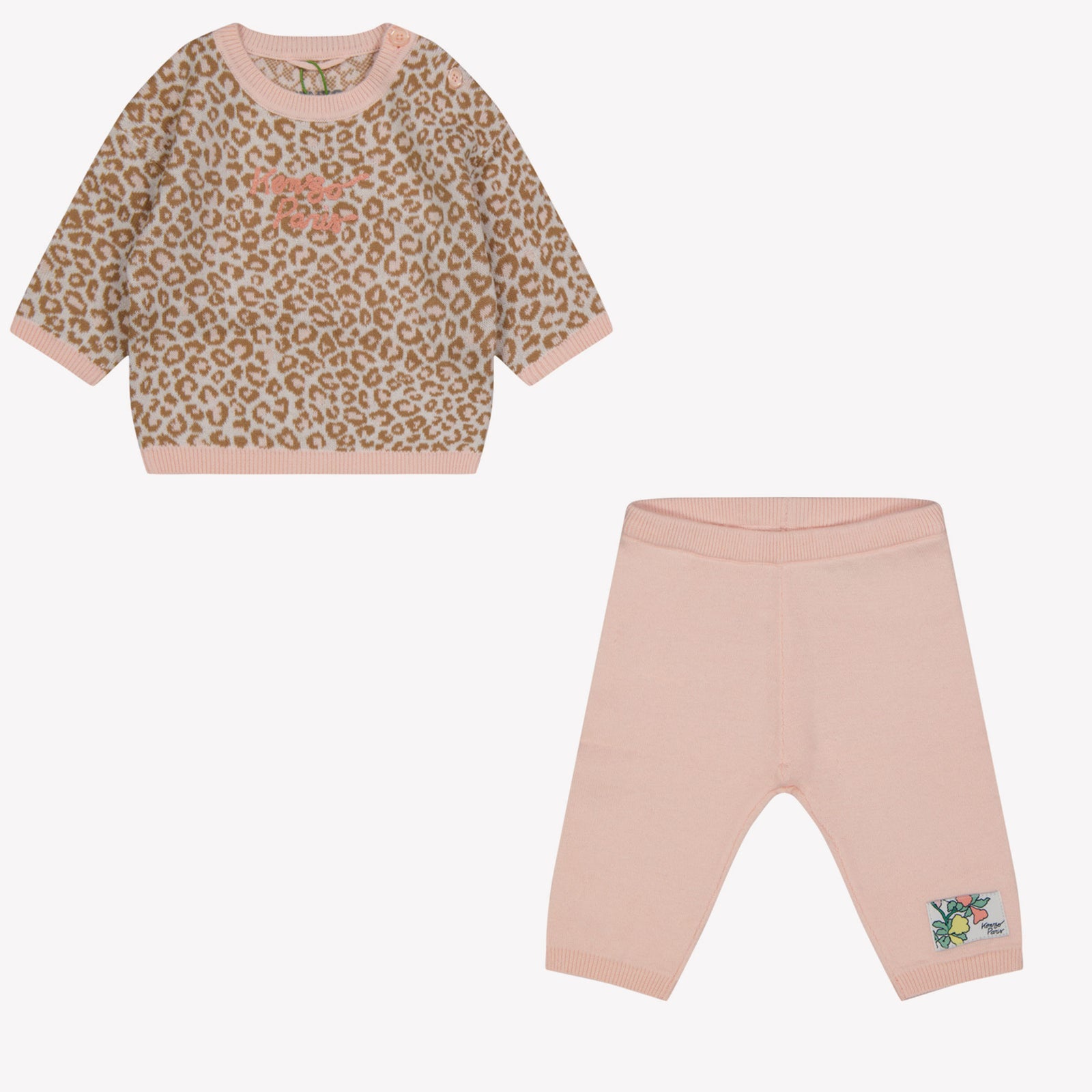 Kenzo Kids Baby girls set Light Pink