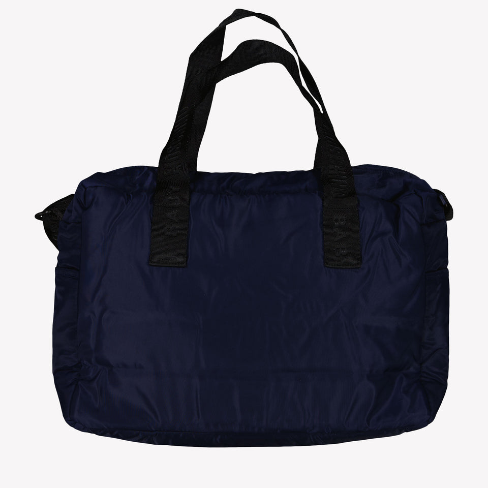 Moschino Baby unisex diaper bag Navy