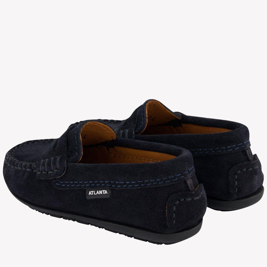 Atlanta Moccas Unisex Shoes  Navy
