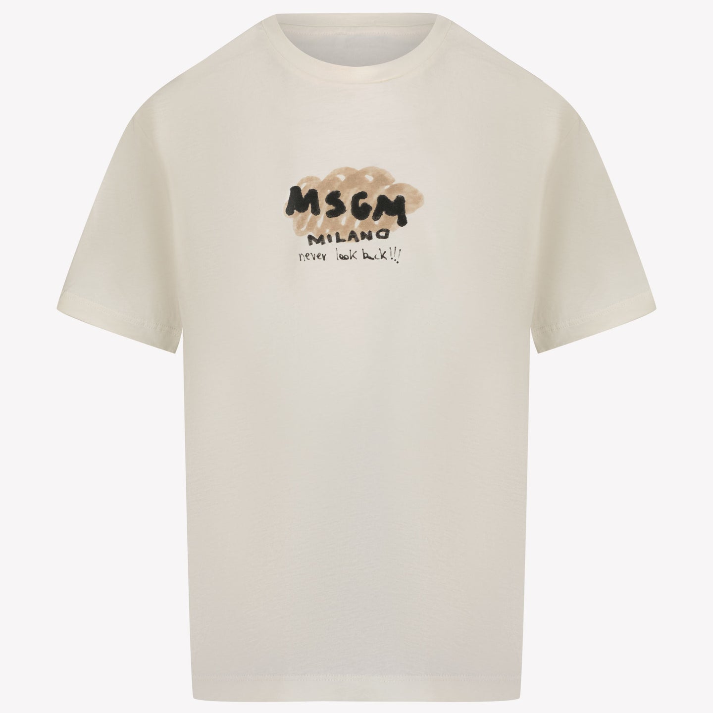 MSGM Kids Boys in T-Shirt OffWhite