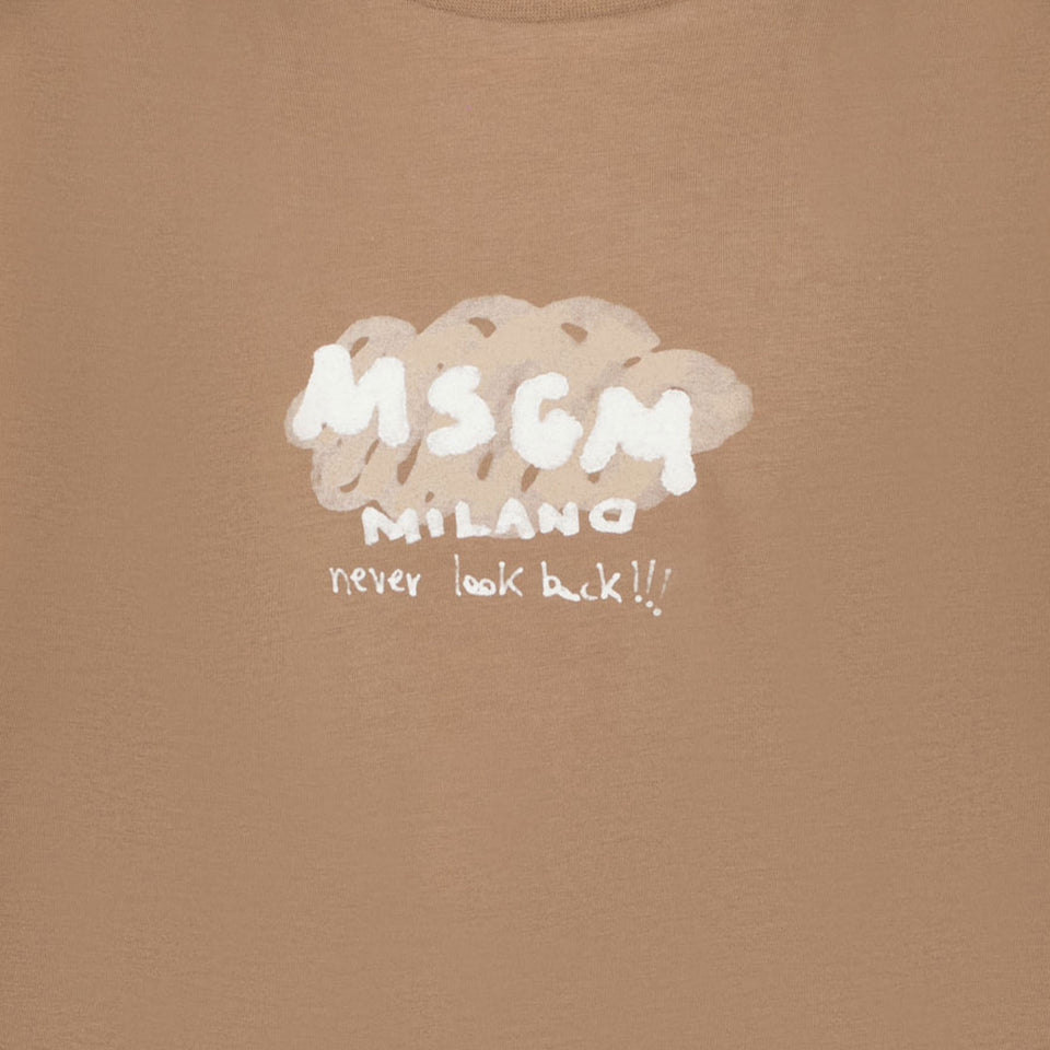 MSGM Kids Boys in T-Shirt Black