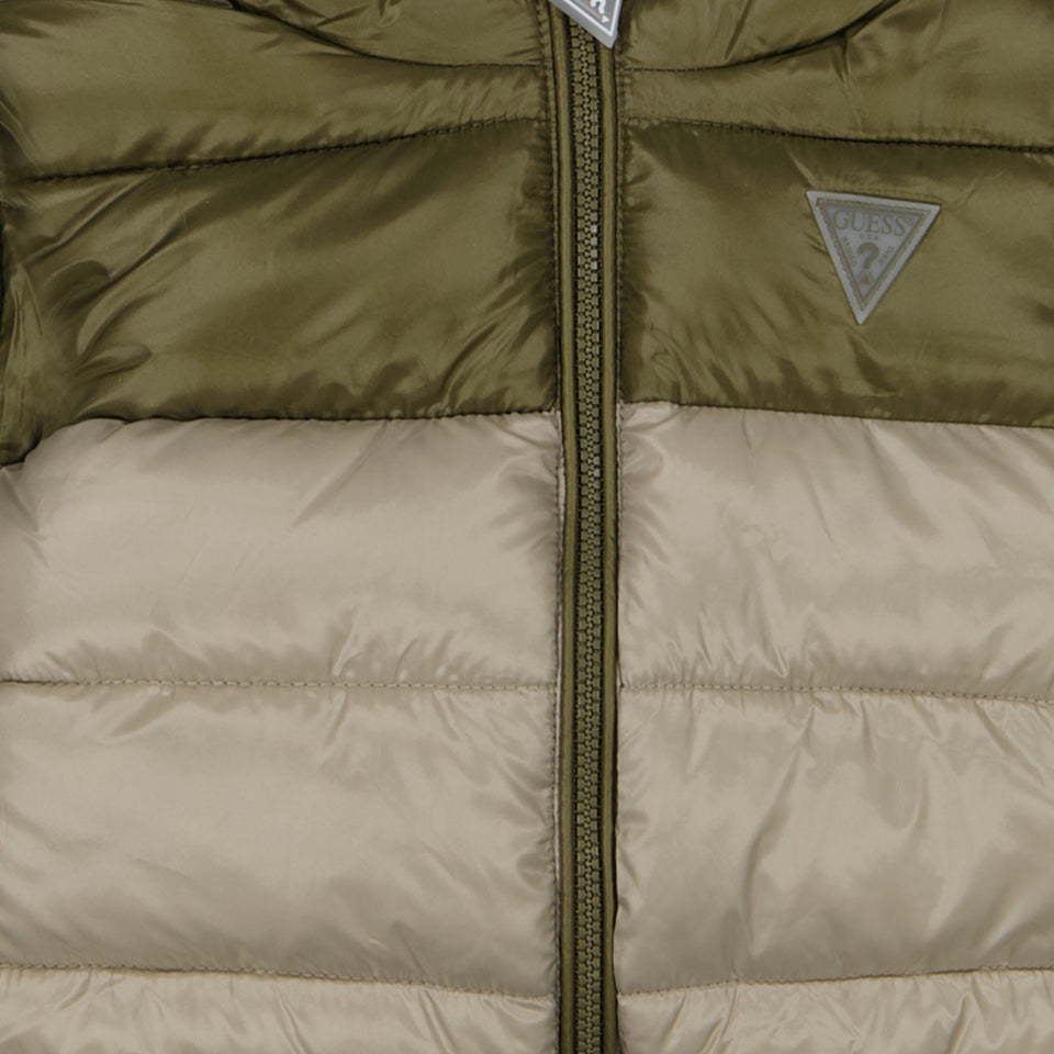 Guess Baby Boys Puffer Jacket Army