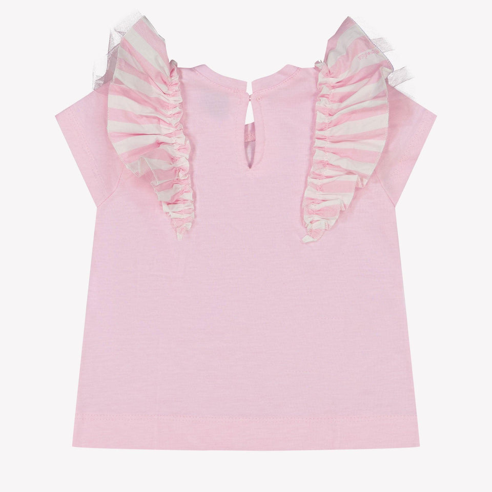 MonnaLisa Baby Girls T-Shirt in Light Pink