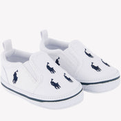 Ralph Lauren Baby Boys Sneakers White