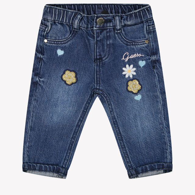 Guess Baby Meisjes Jeans Blauw