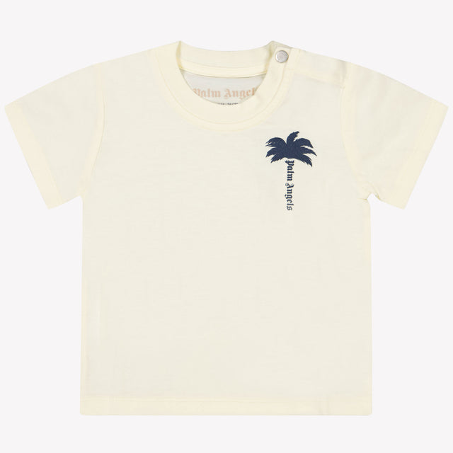 Palm Angels Baby Boys T-Shirt in OffWhite