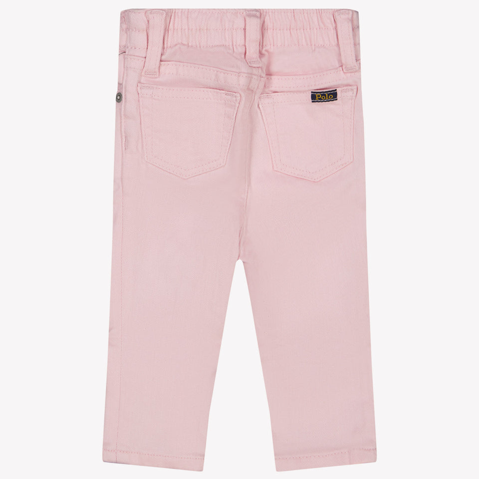 Ralph Lauren Baby Girls Trousers In Light Pink