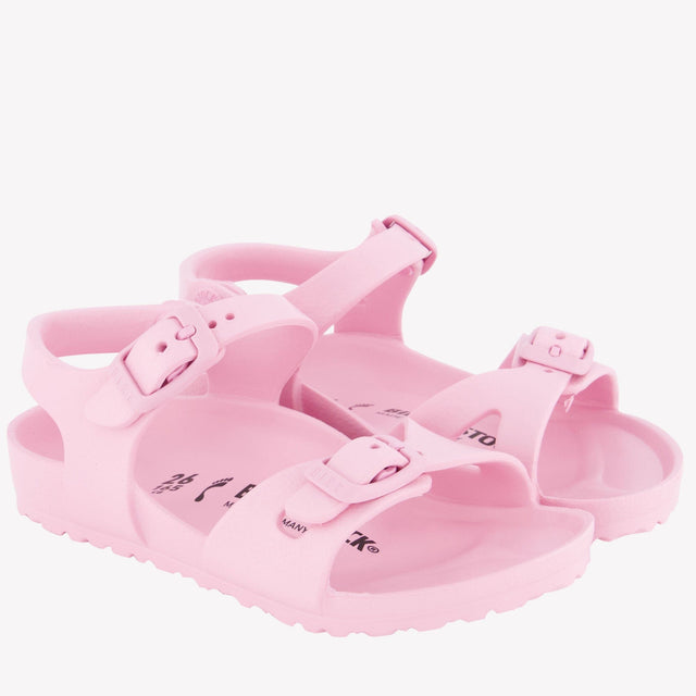 Birkenstock Meisjes Sandalen In Licht Roze