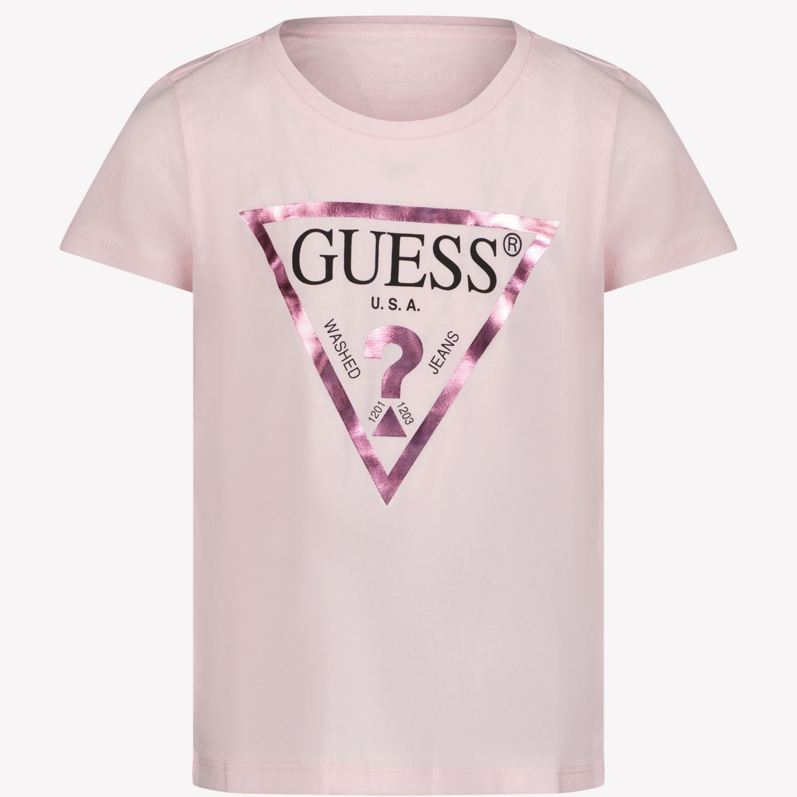 Guess Meisjes T-shirt Licht Roze