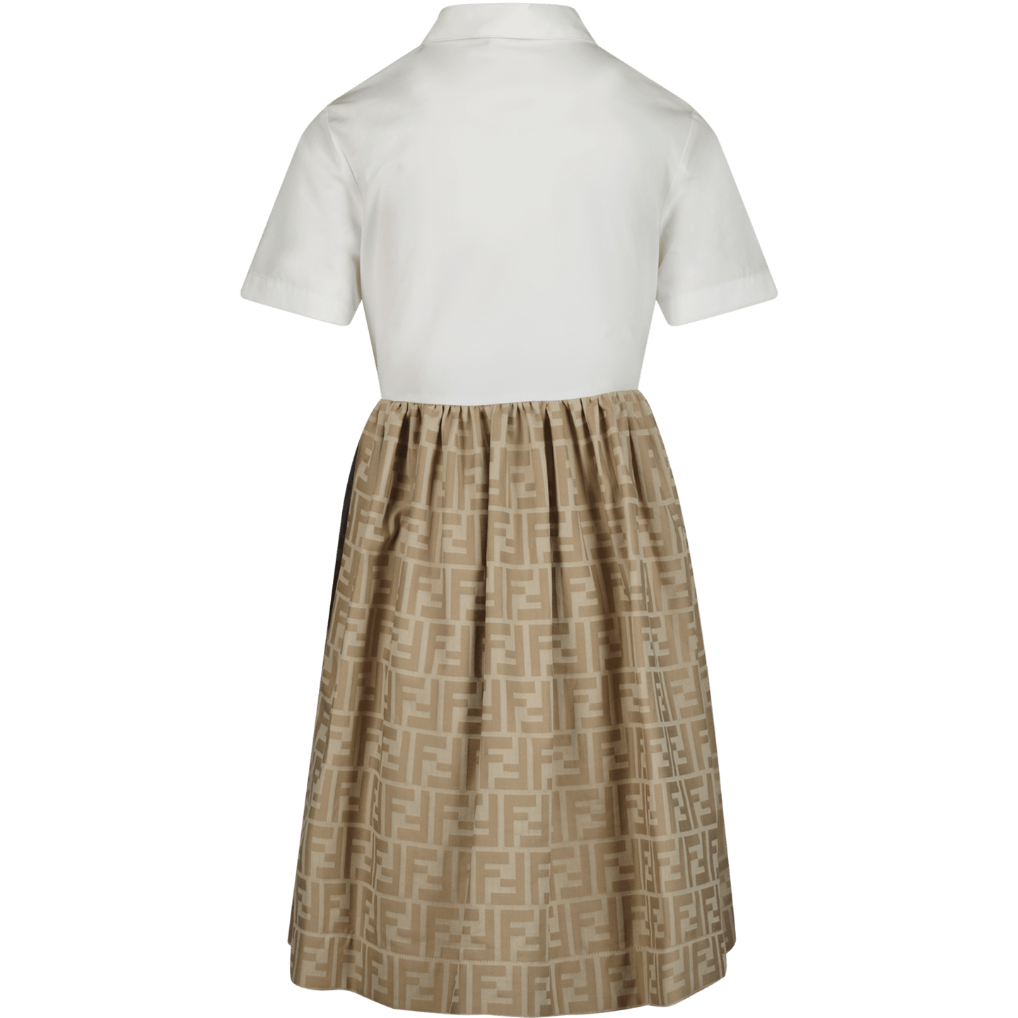 Fendi Kinder Meisjes Jurk Beige