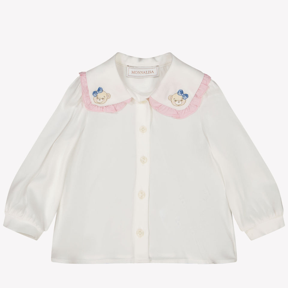 MonnaLisa Baby girls blouse OffWhite