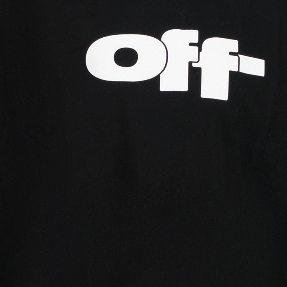 Off-White Jongens T-shirt Zwart