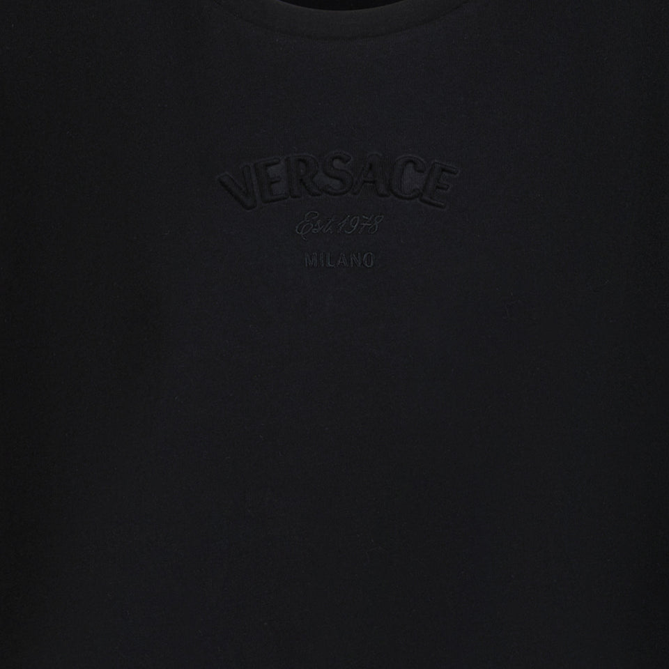 Versace Jongens T-shirt Zwart