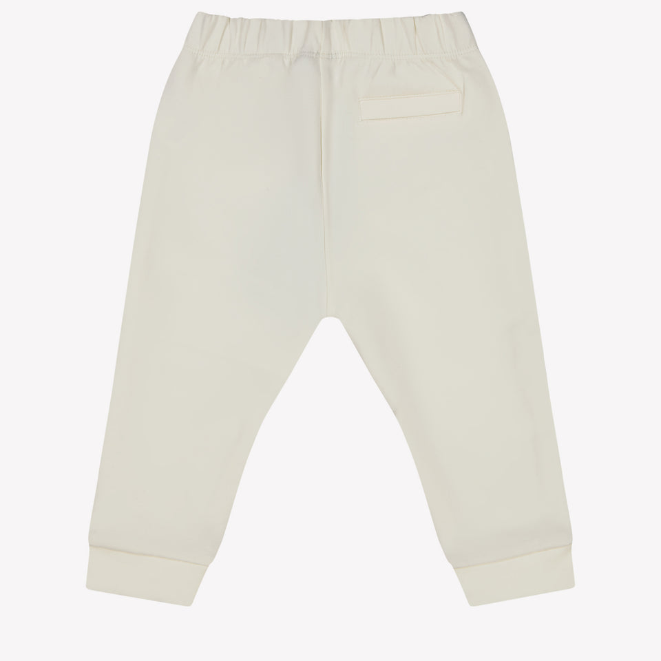 Malelions Baby Unisex Broek Off White