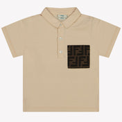 Fendi Baby boys polo in Beige