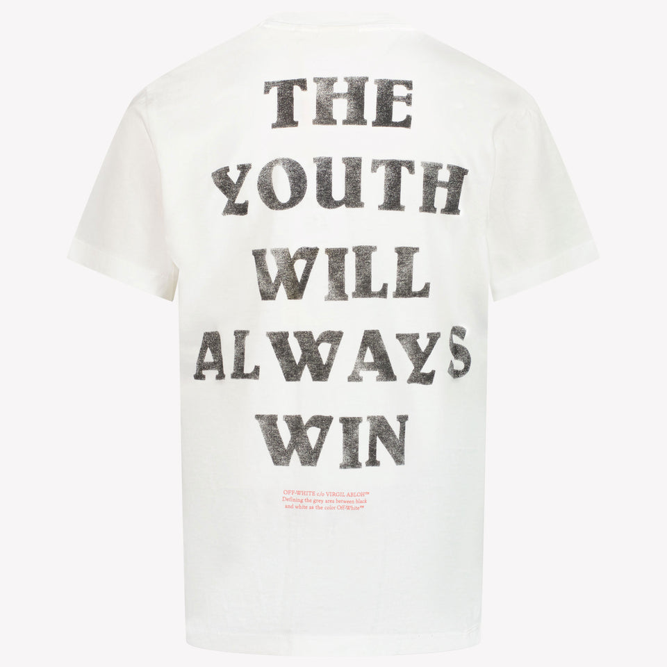 Off-White Kids Unisex T-Shirt in White