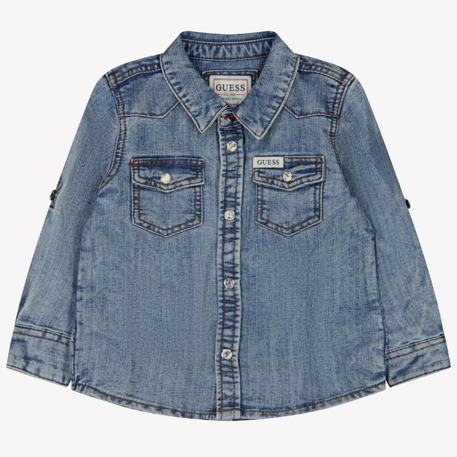 Guess Baby Jongens Blouse Blauw