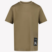 Burberry CEDAR Kinder Jongens T-Shirt In Army