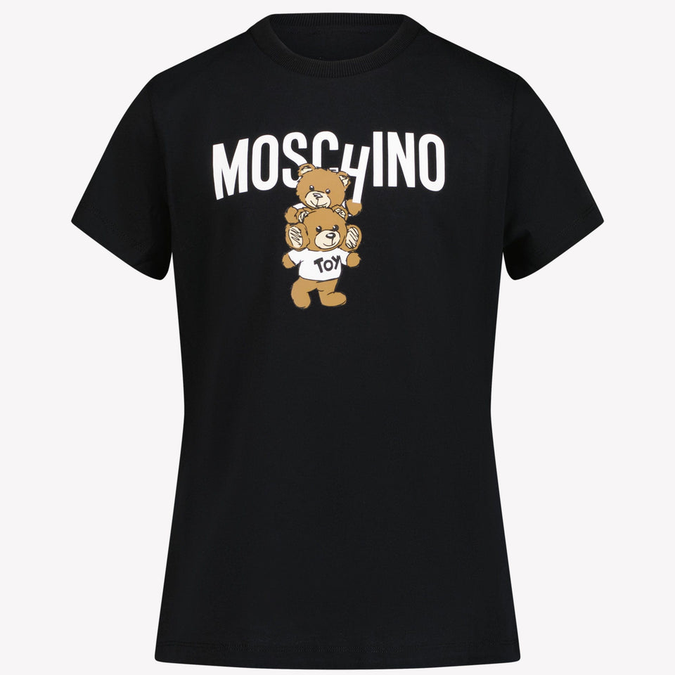 Moschino Unisex T-shirt Zwart 4Y