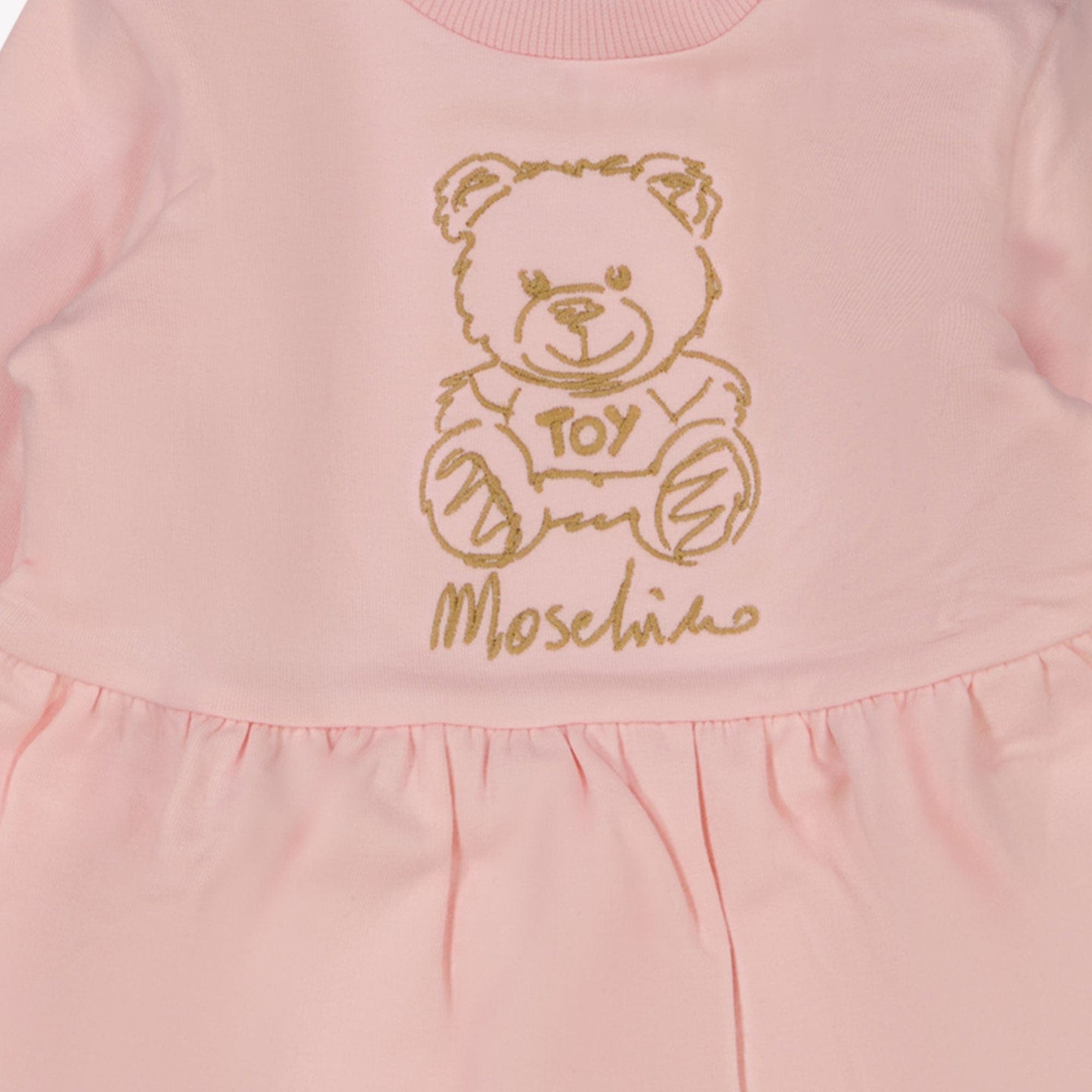 Moschino Baby Meisjes Jurk Licht Roze 3/6