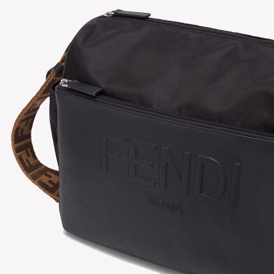 Fendi Baby Unisex Diaper Bag  Black