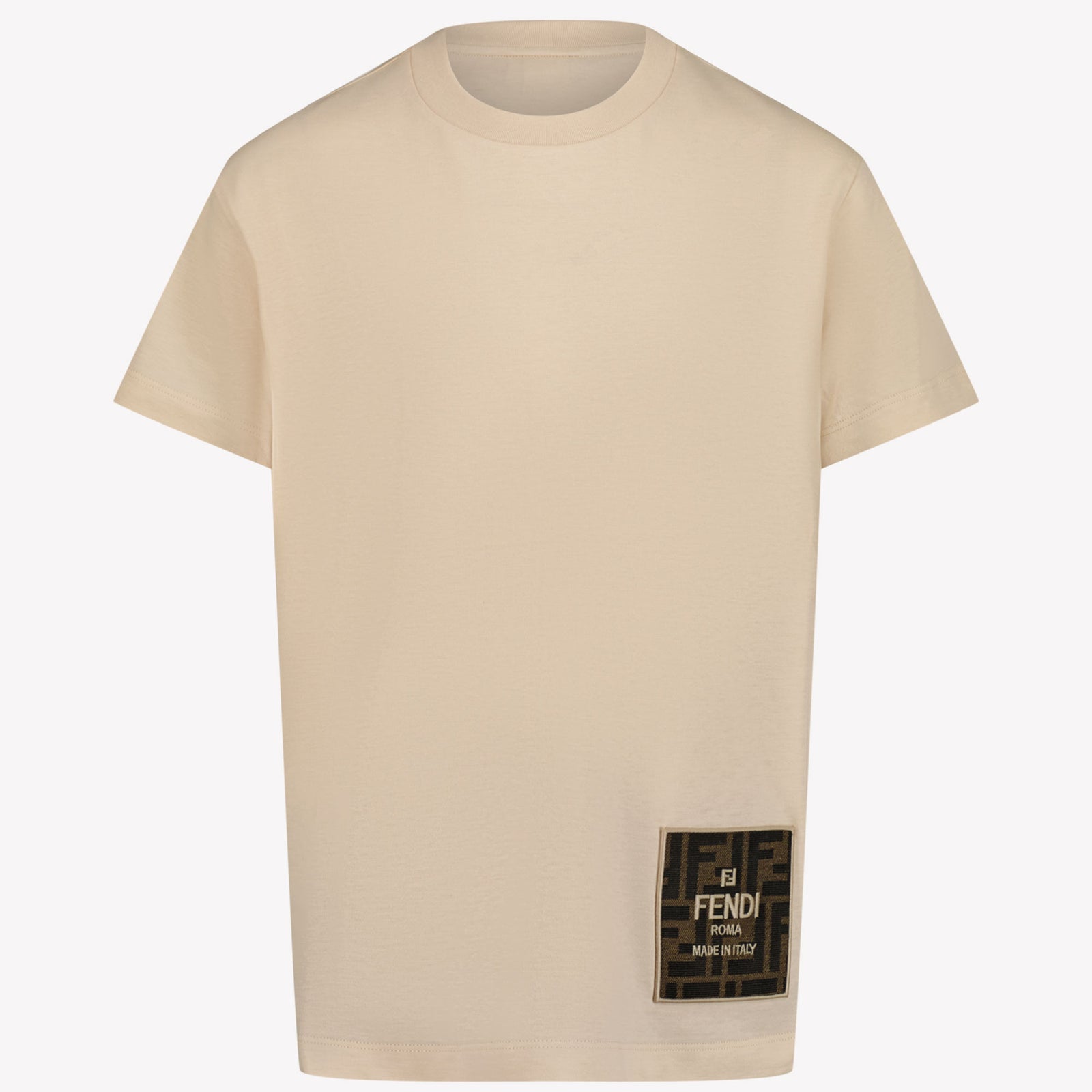 Fendi Unisex T-shirt Beige