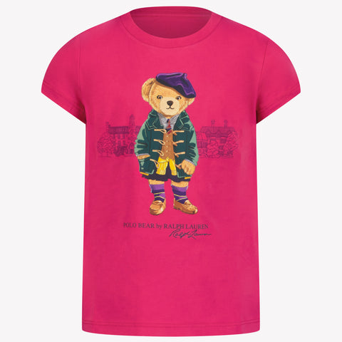 Ralph Lauren Meisjes T-shirt Fuchsia