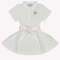 Burberry Astrid Baby Girls Dress  White