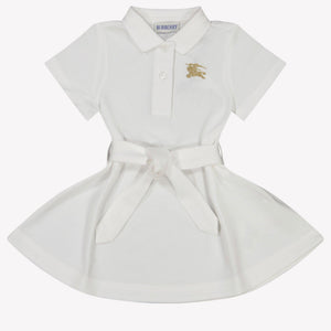 Burberry Astrid Baby Girls Dress  White
