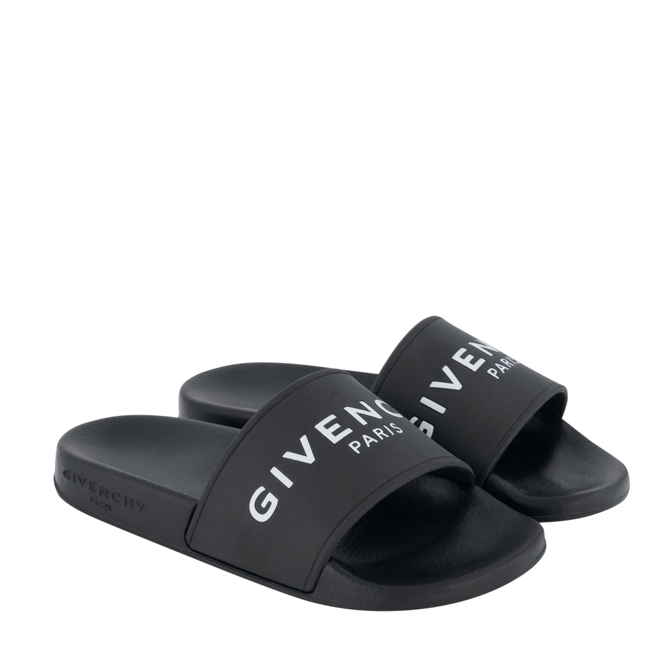 Givenchy Kinder Unisex Slippers Zwart