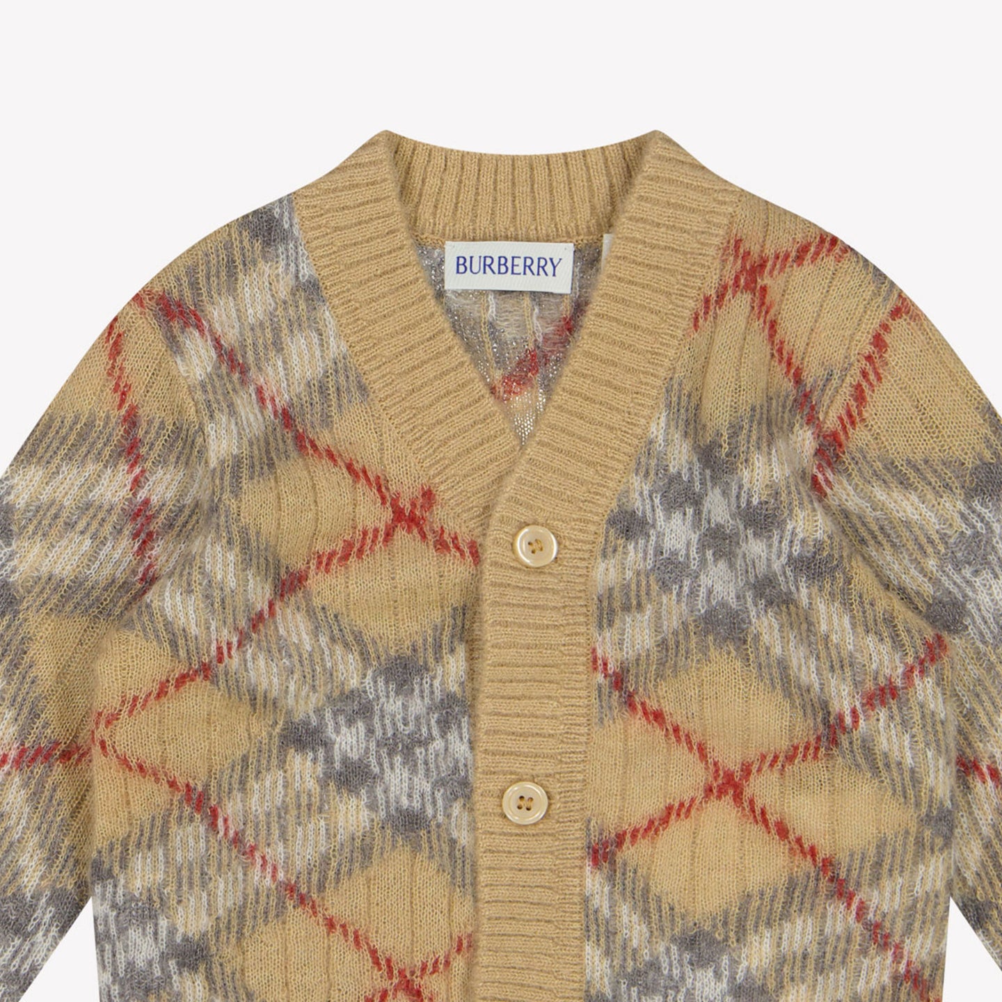 Burberry Ginny Baby Unisex Cardigan in Beige