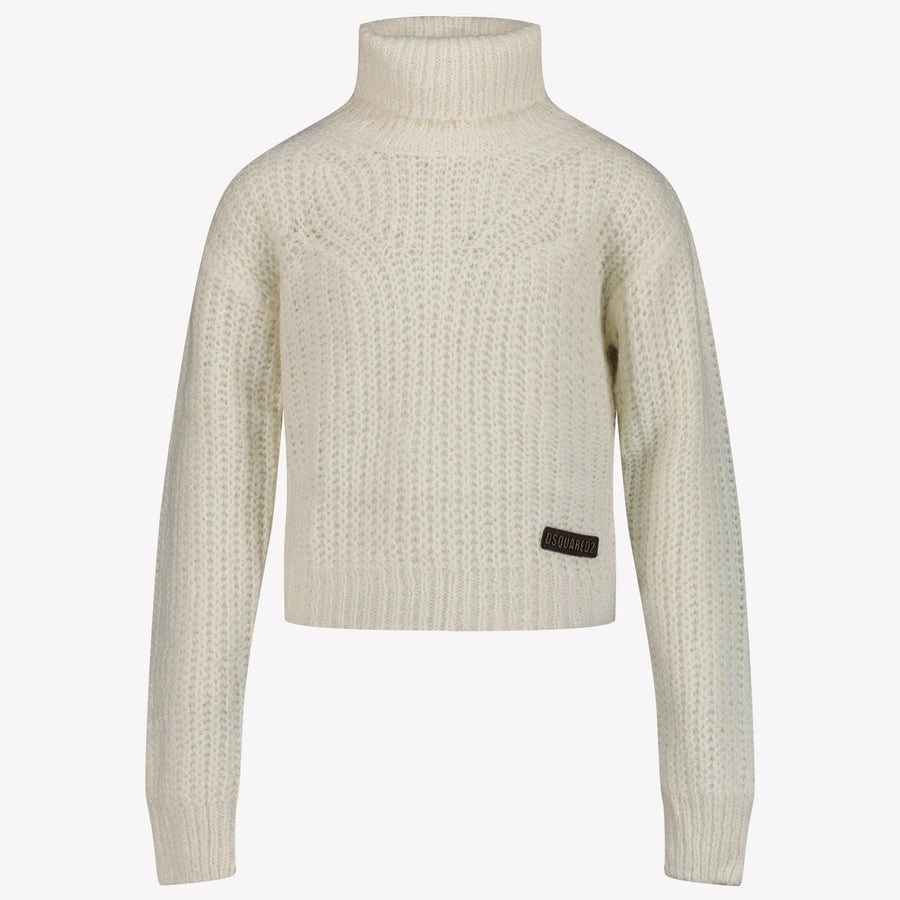 Dsquared2 Girls Sweater Offwhite