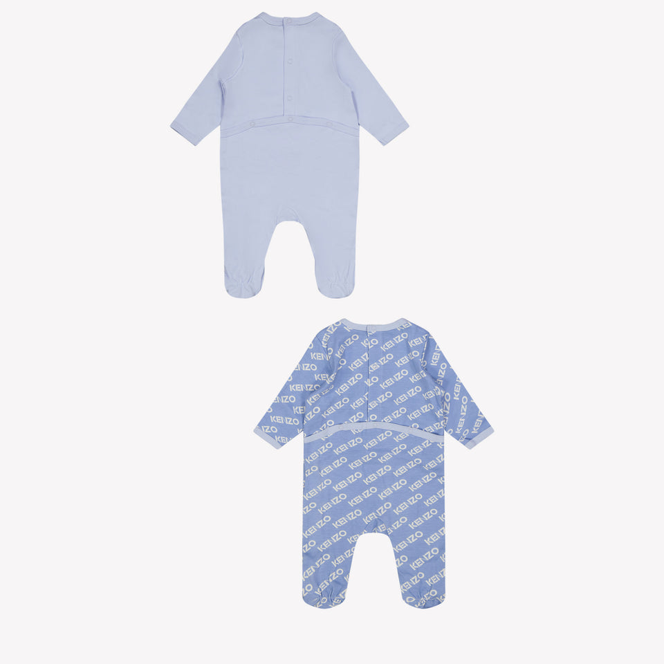 Kenzo Kids Baby Jongens Boxpakje Licht Blauw