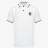 Stone Island Boys Polo White