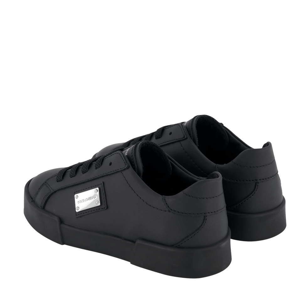 Dolce & Gabbana Kinder Unisex Sneakers Zwart