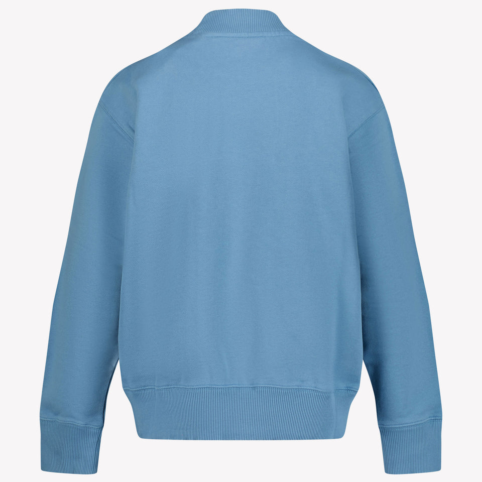 Palm Angels Kids Boys Sweater in Blue