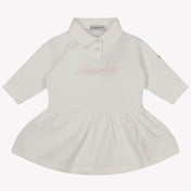 Moncler Baby Girls Dress In White