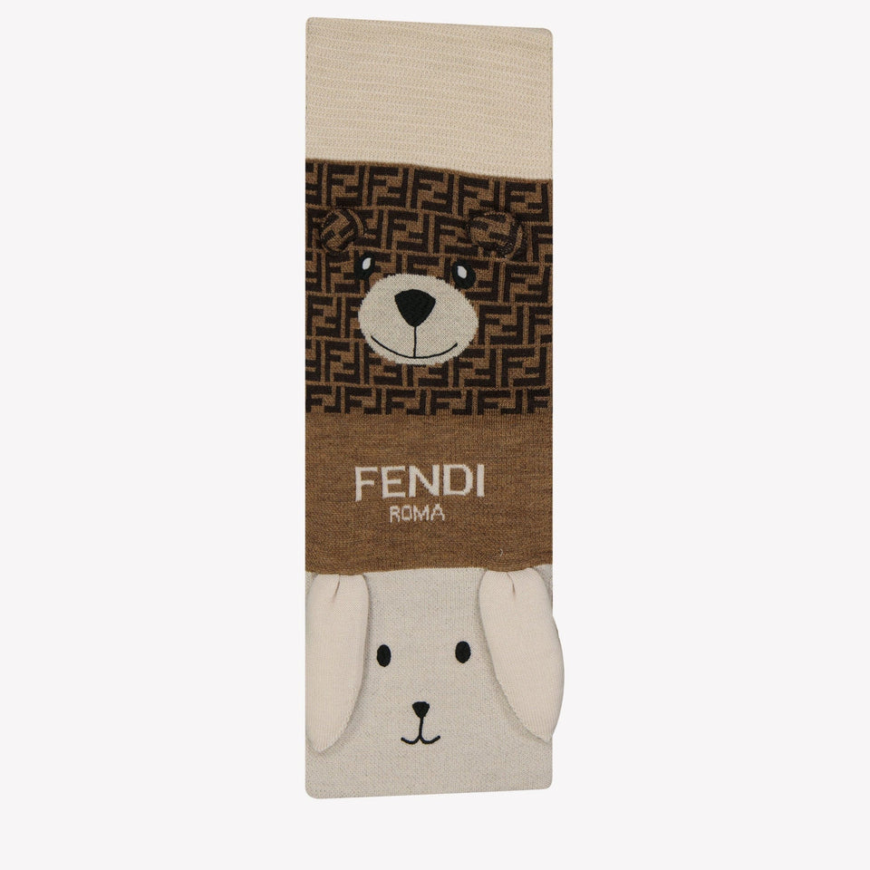 Fendi Baby Unisex Sjaals Bruin ONE